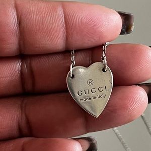 GUCCI HEART 18” NECKLACE